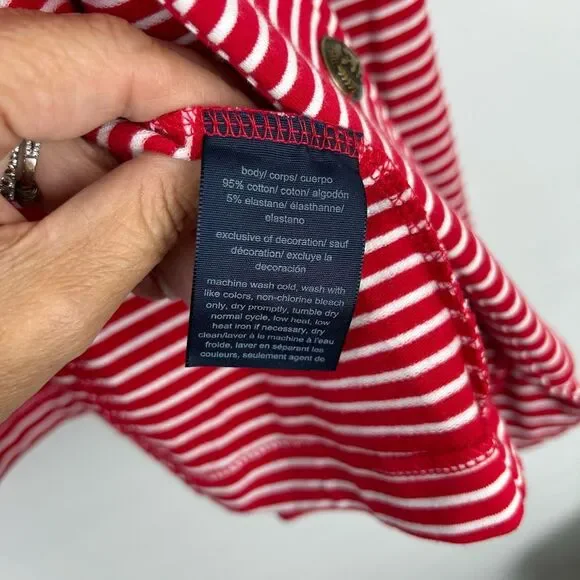 Tommy Hilfiger Womens Jacket XL Stripe Nautical Military blazer holidays - Picture 8 of 12